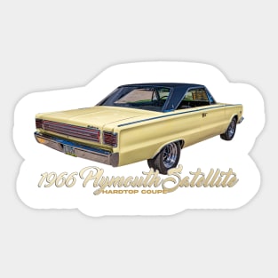 1966 Plymouth Satellite Hardtop Coupe Sticker